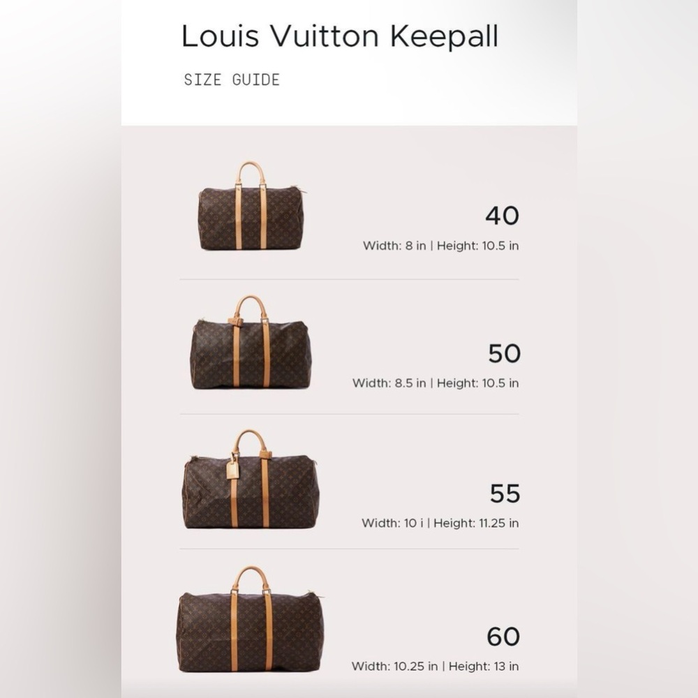 Louis Vuitton Keepal 50 Classic Monogram Duffel Bag - Picture 4 of 16